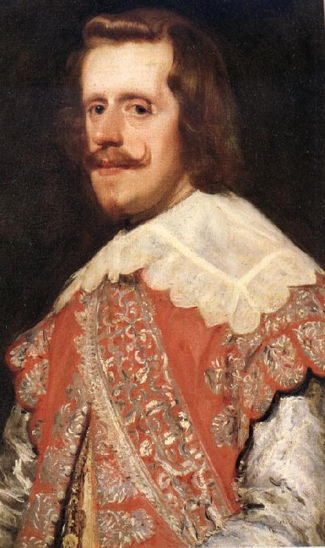 VELAZQUEZ, Diego Rodriguez de Silva y Details of King philip iv of spain